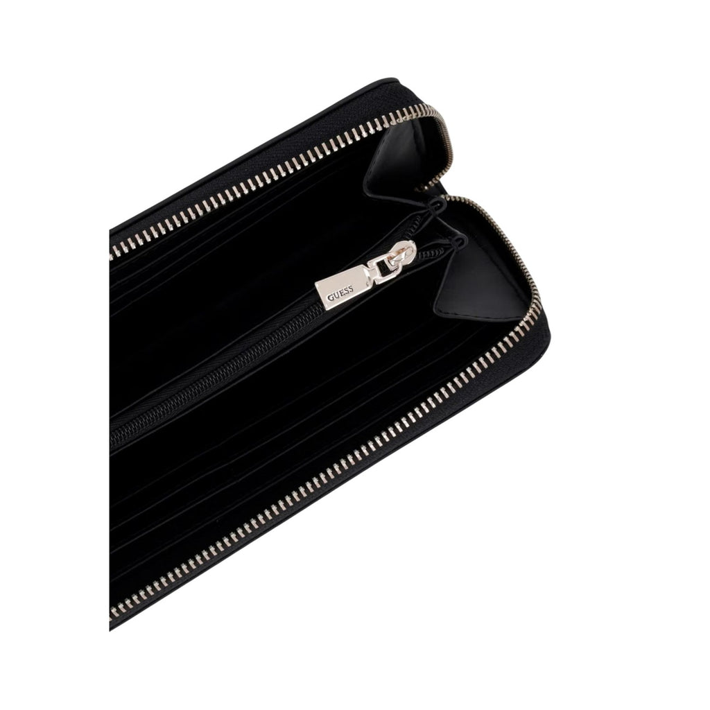 Guess — portemonnee Audrey SLG Medium Zi voor dames - kleur zwart — afbeelding 3