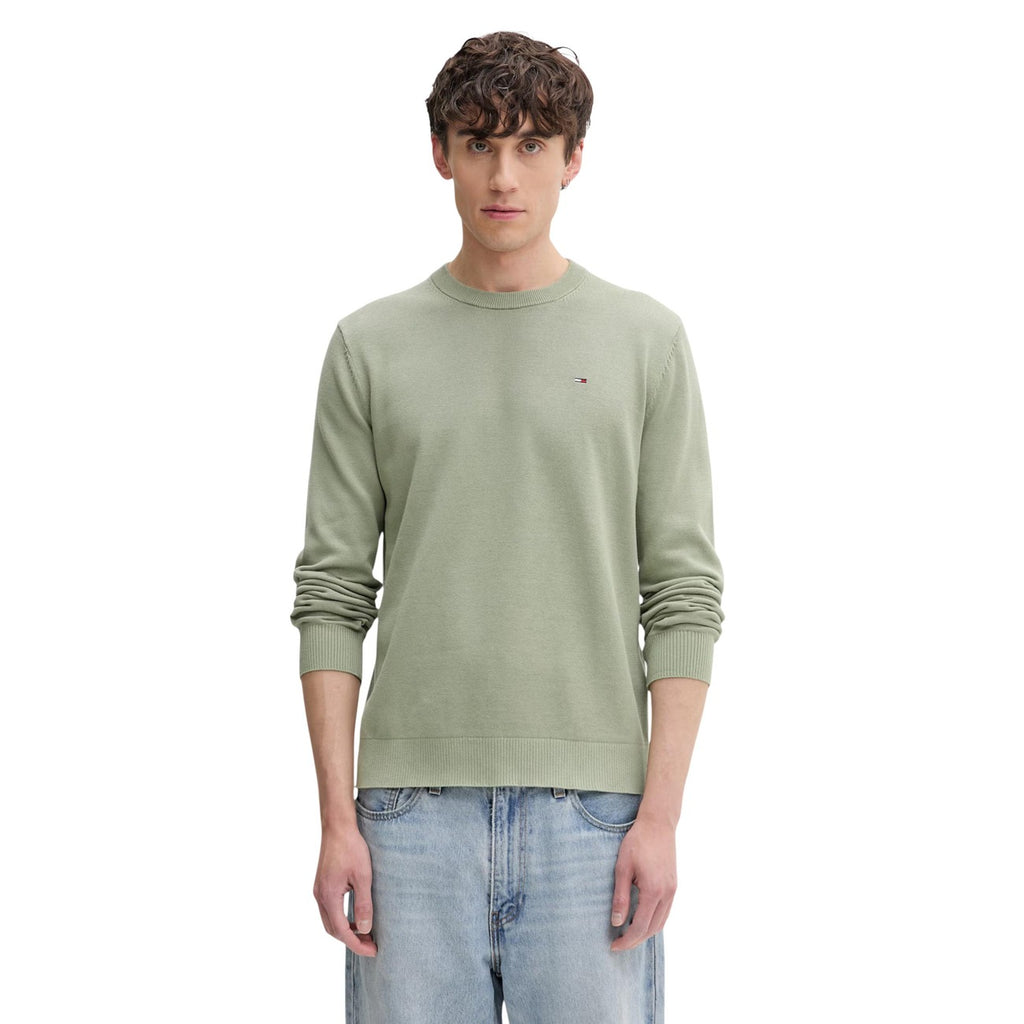 Tommy Jeans — Men’s green organic cotton sweater