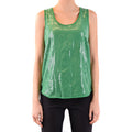 P.A.R.O.S.H. — Groene mouwloze top met lovertjes voor dames