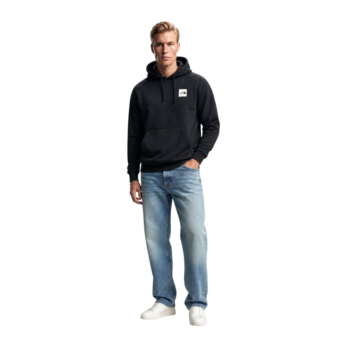 The North Face — Sweat à capuche Box Half Dome homme — vue 4 — Noir