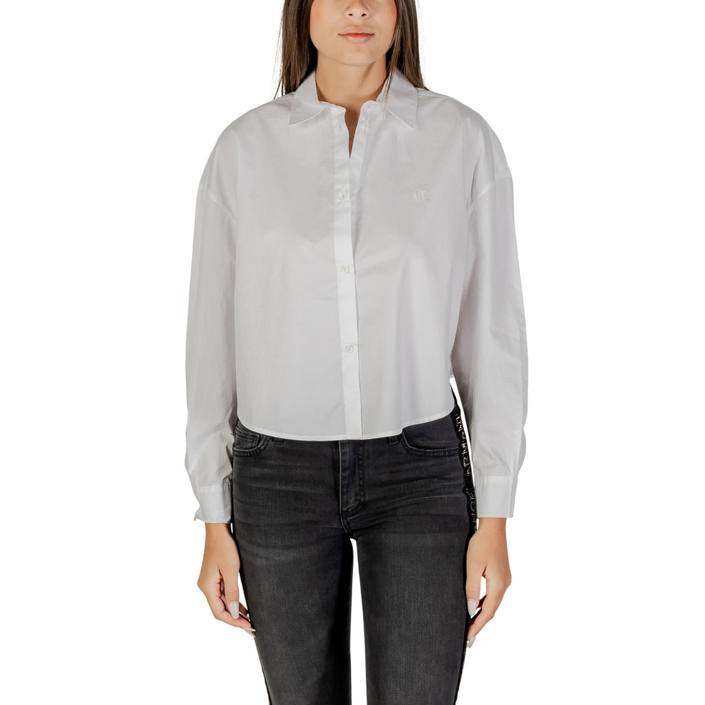 Armani Exchange — Damenbluse XW001180 weiß