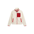 Superdry — Sweat HERITAGE ZIP THROUGH FLEECE blanc femme