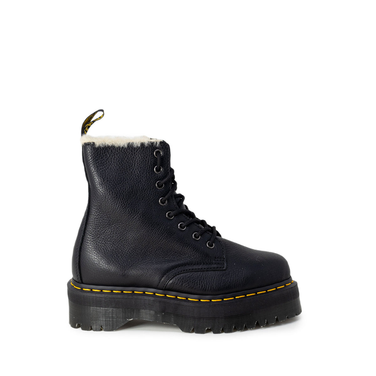 Dr. Martens — Bottes réf. 25637001 en cuir noir femme