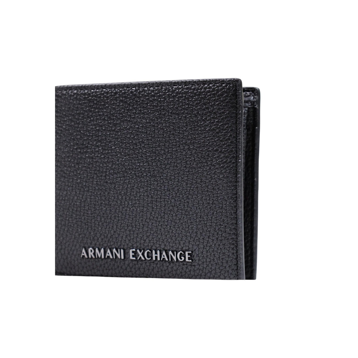 Armani Exchange — Schwarze Geldbörse für Herren — Ansicht 3