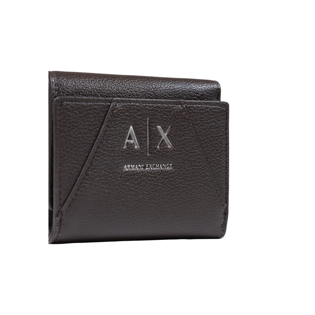 Armani Exchange — Compacte bruine damesportemonnee — afbeelding 3
