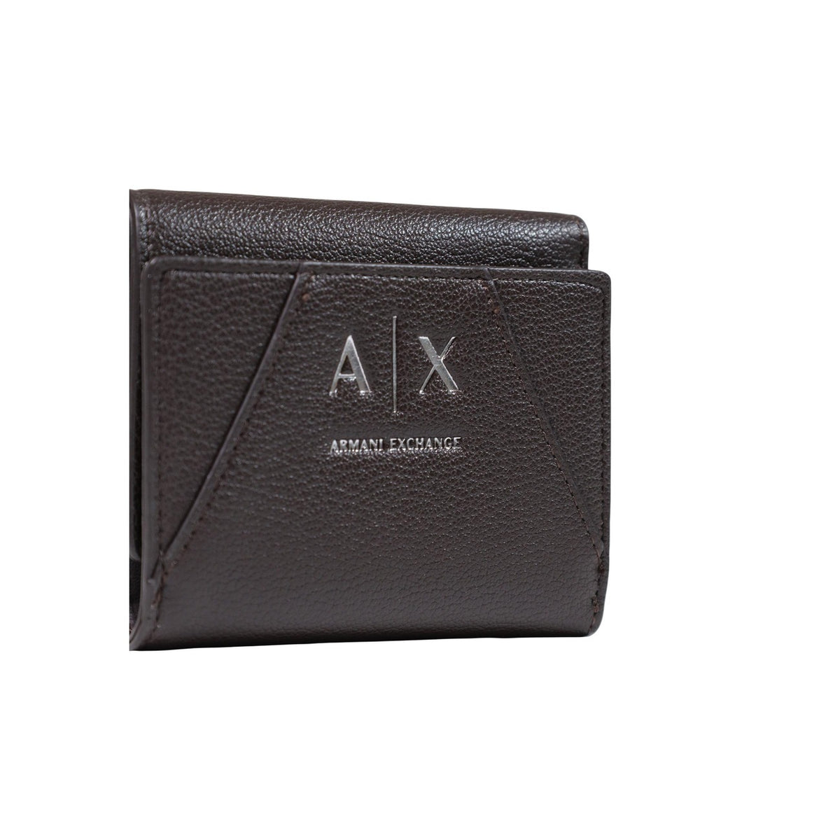 Armani Exchange — Compacte bruine damesportemonnee — afbeelding 3