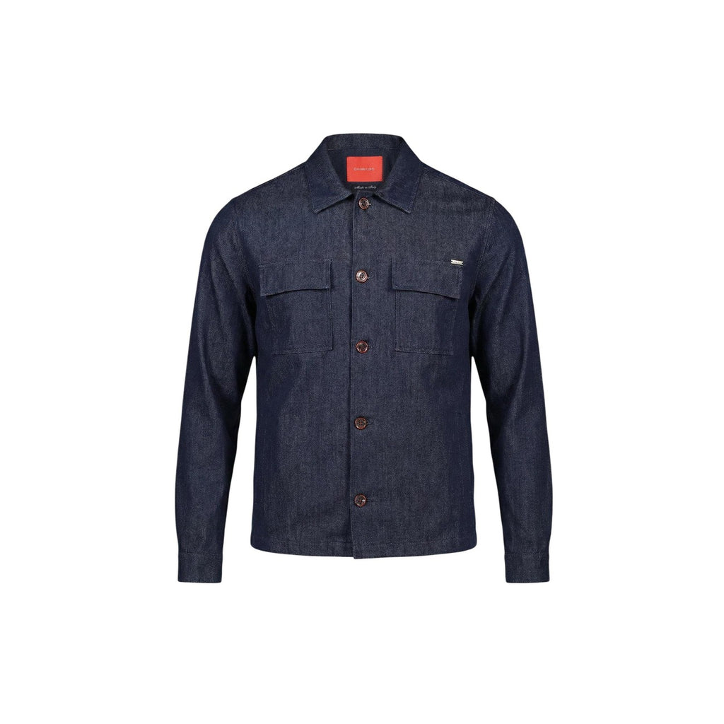 Gianni Lupo — Men's blue shirt GN21822 — view 5