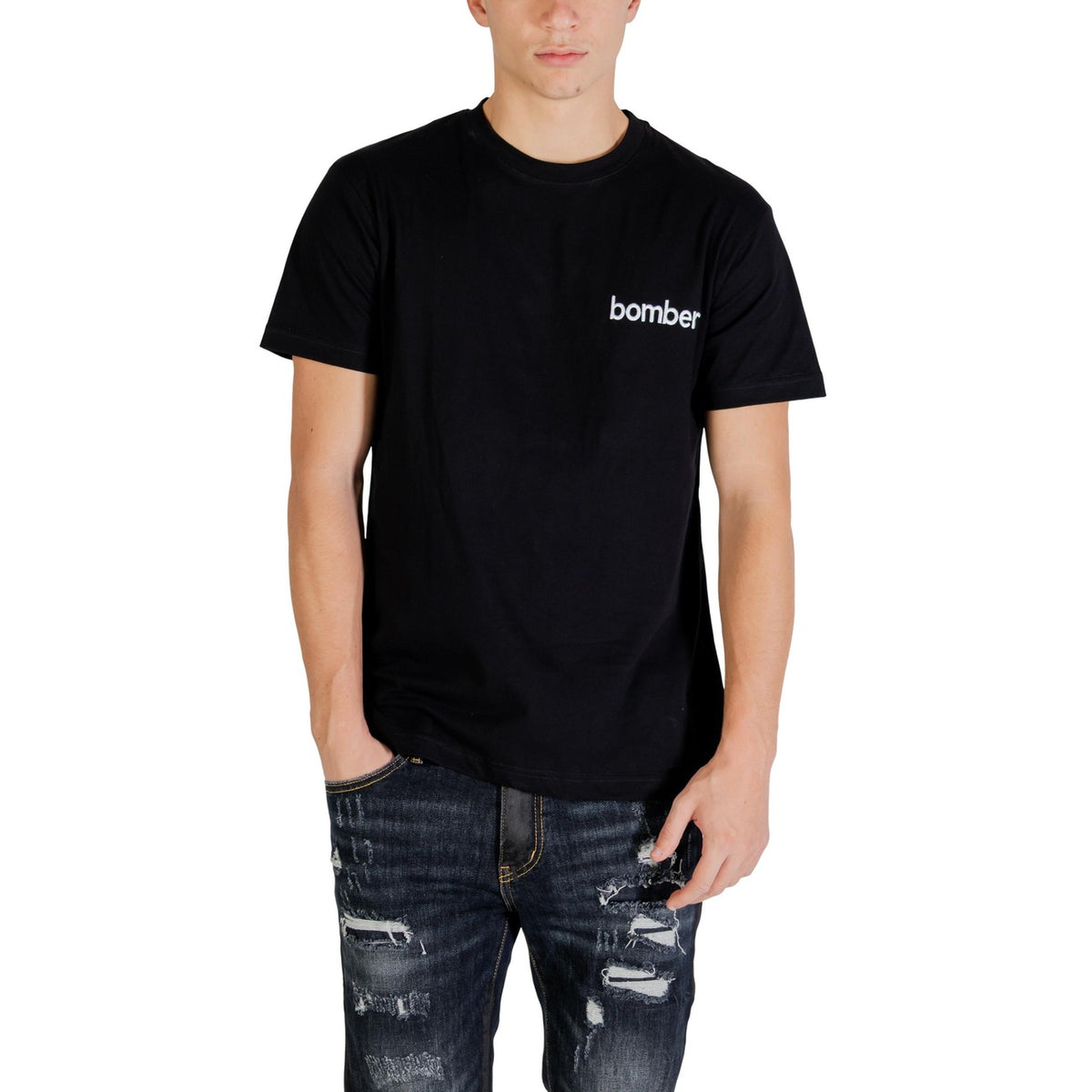 Hydra Clothing — Herren-T-Shirt HYDRA X THE BOMBER LOGO schwarz — Ansicht 5