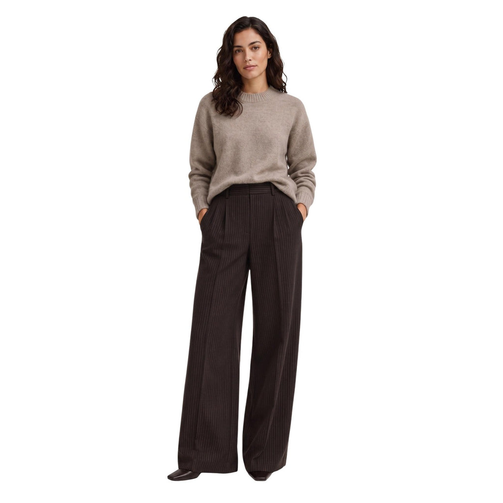 Only — ONLZINA women's brown pants — view 2