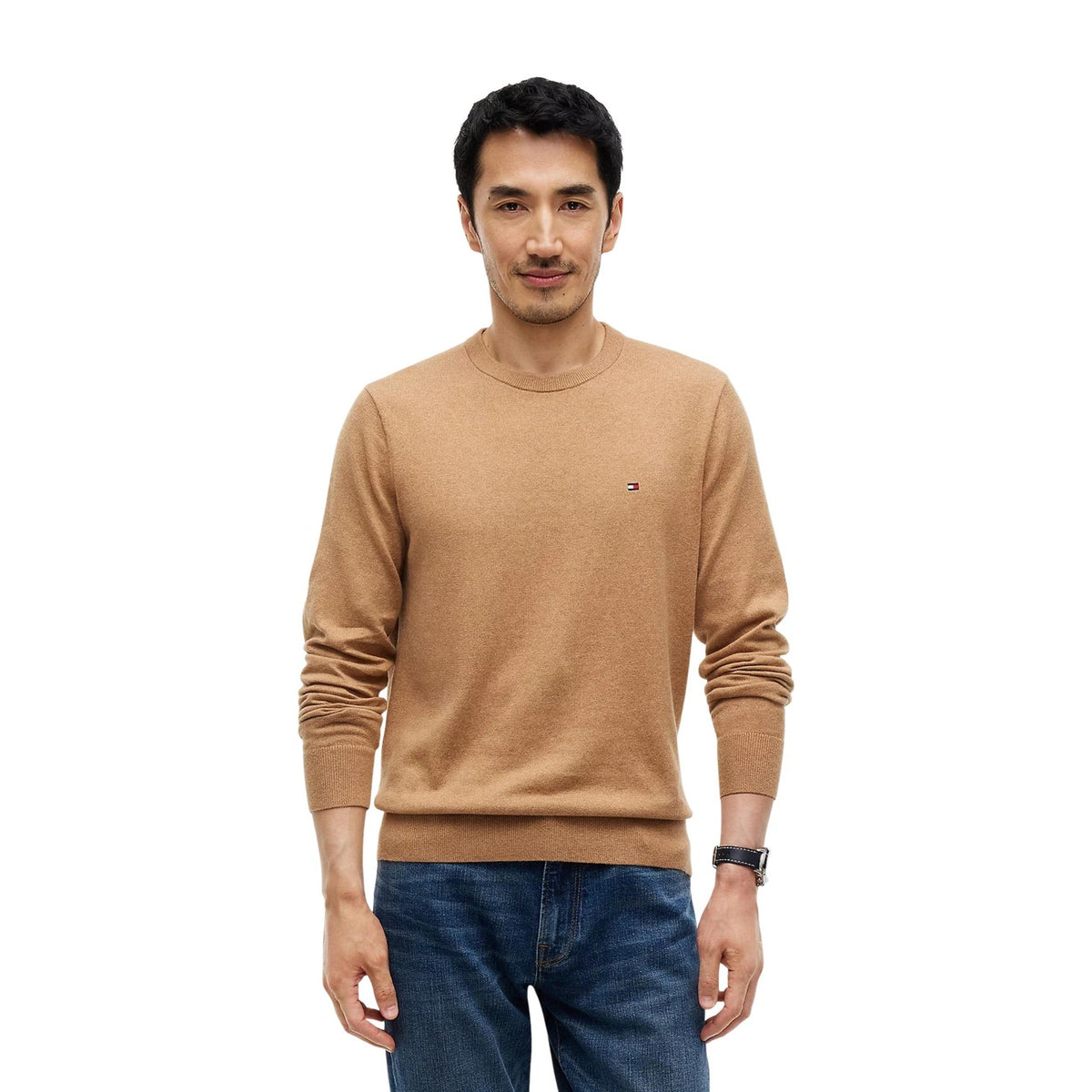 Tommy Hilfiger — Pull coton-cachemire Pima homme
