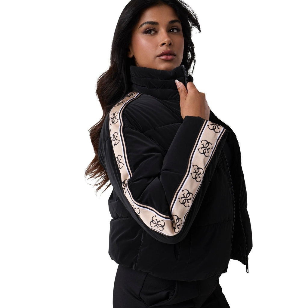 Guess Active — Doudoune New Jean Puffer noire femme — vue 3