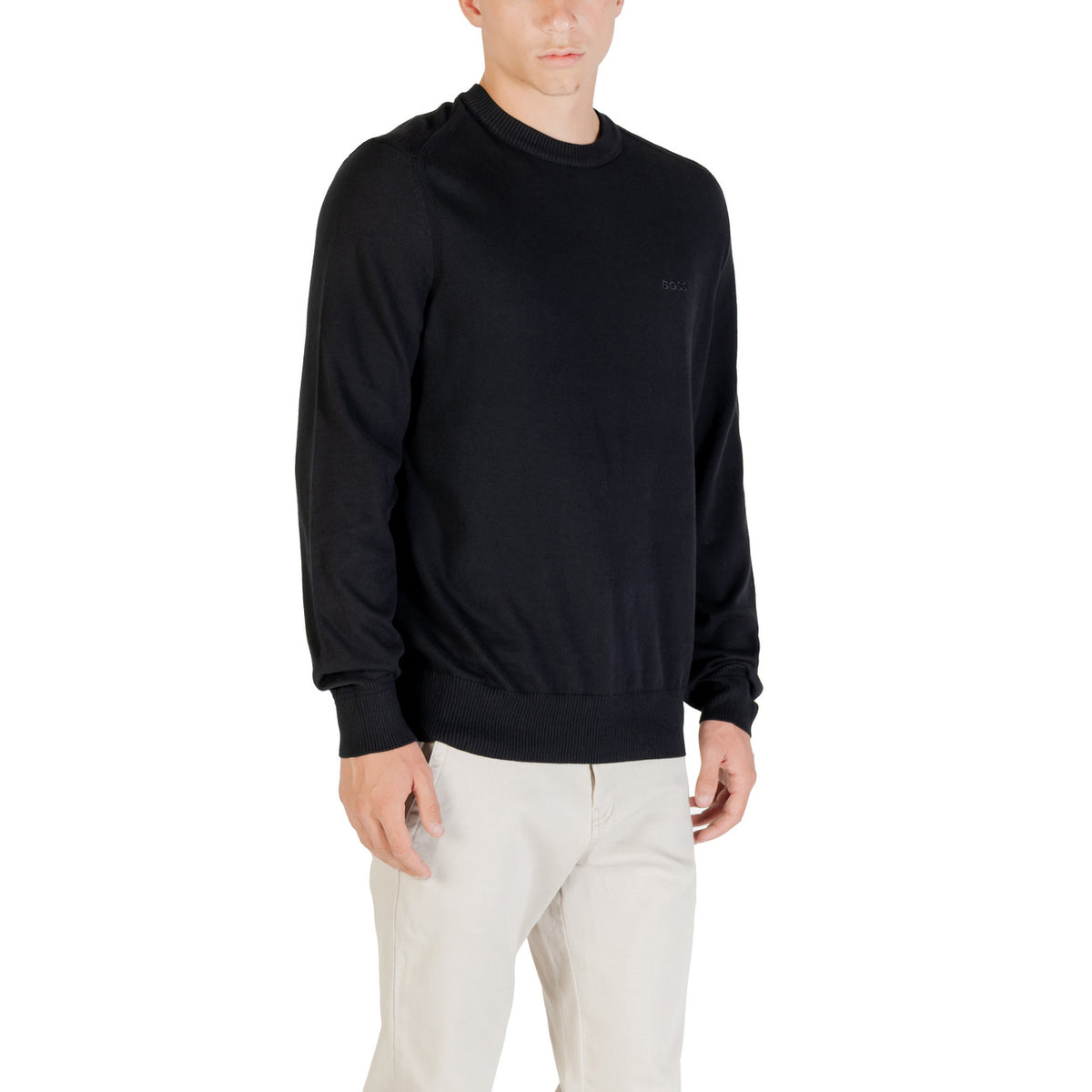 BOSS — Pull Asac_C noir homme — vue 3