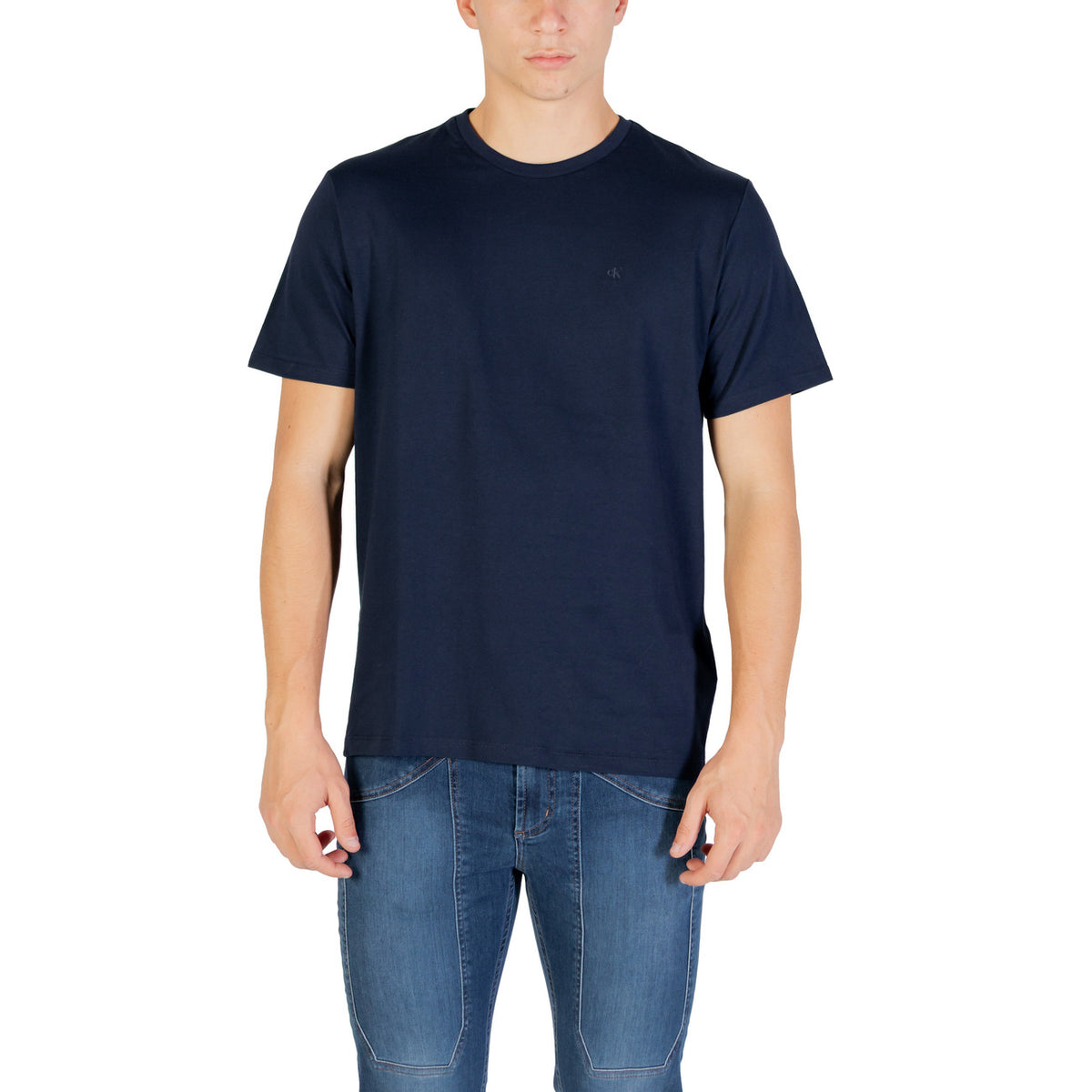 Calvin Klein Jeans — Men's blue T-shirt LV04RD254G