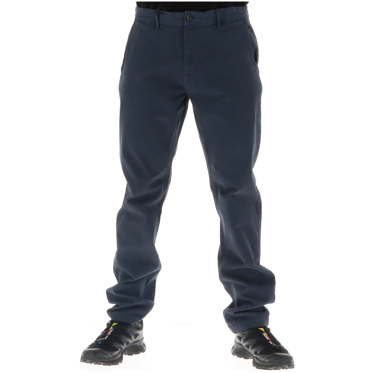 Lyle & Scott — Pantalon noir en coton mélangé homme — vue 4