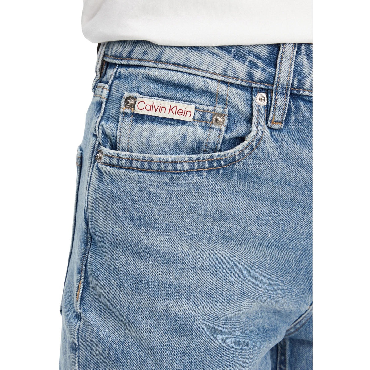 Calvin Klein Jeans — Jeans LV047B914G voor dames, stretch, azuurblauw — afbeelding 4