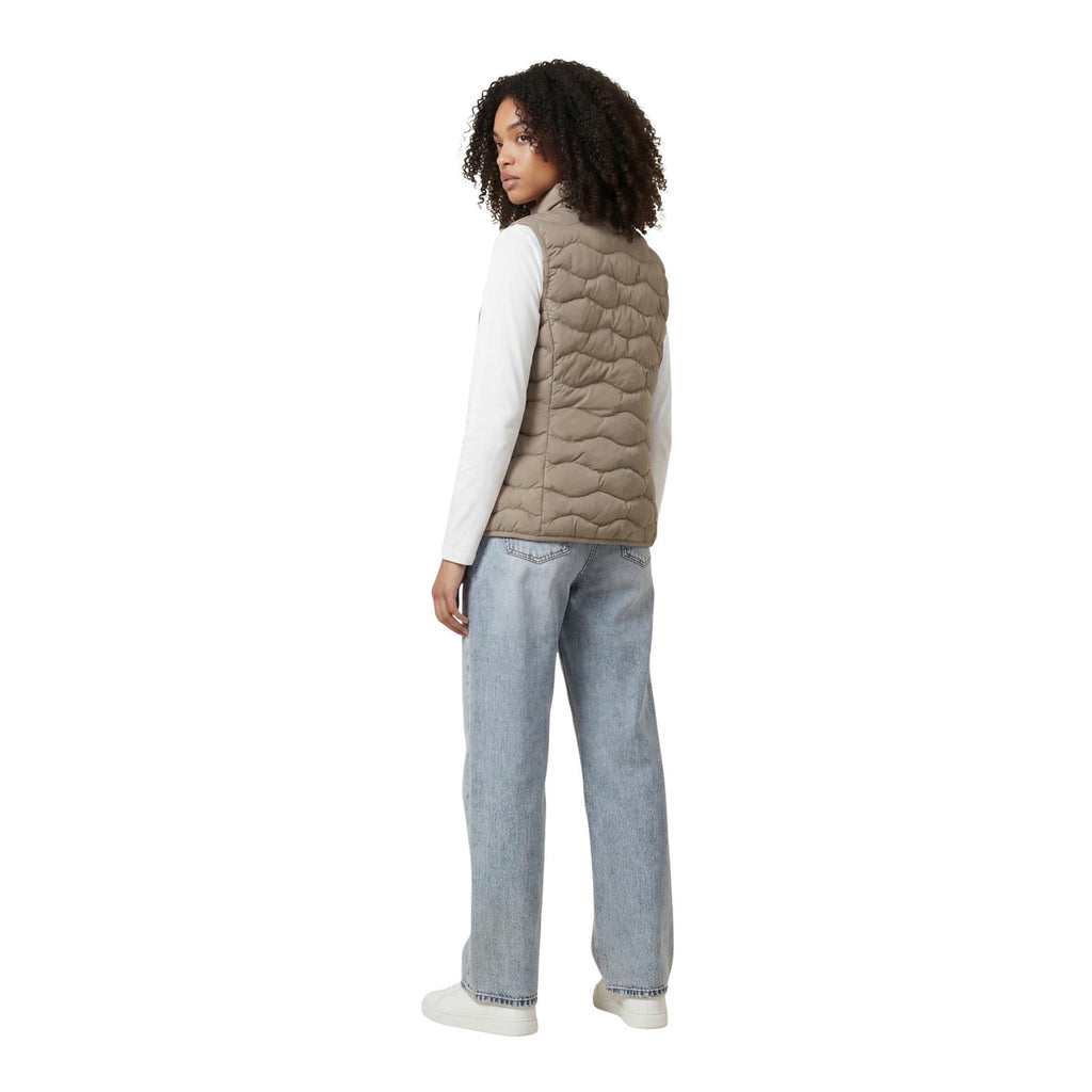 EA7 — Gilet beige femme — 8NTQ08 TNF8Z — vue 4