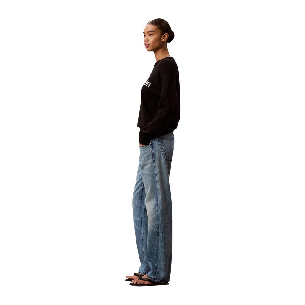 Calvin Klein Jeans — Women’s black printed sweater — view 5