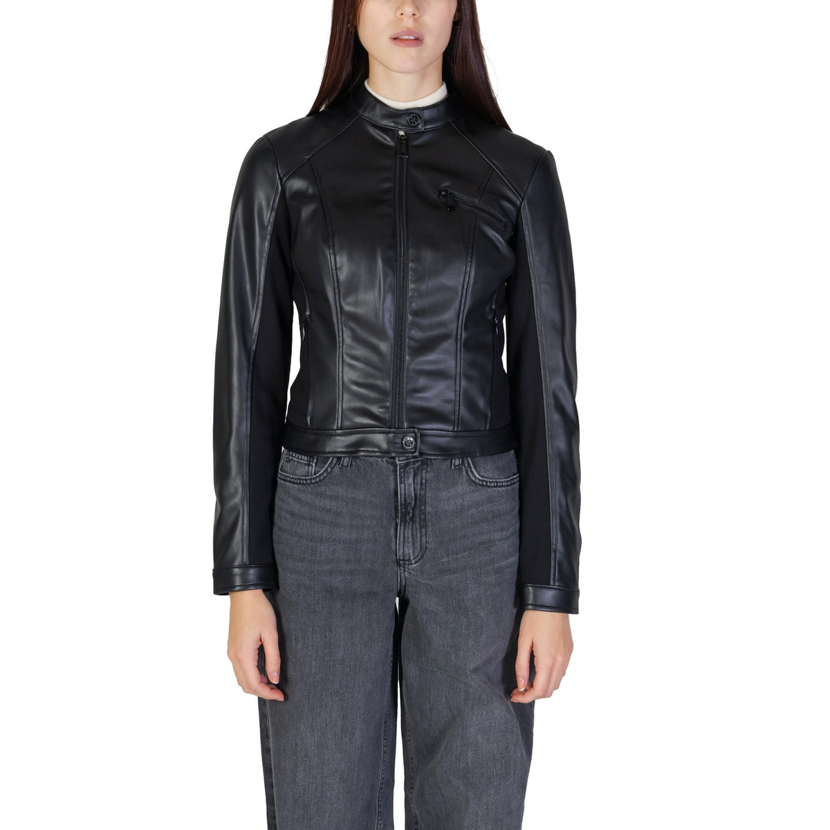 Guess — jas W4yl04 We480 voor dames - kleur zwart