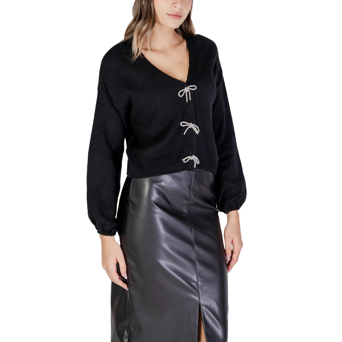 Only — Pull réf. 15343634 noir femme — vue 3