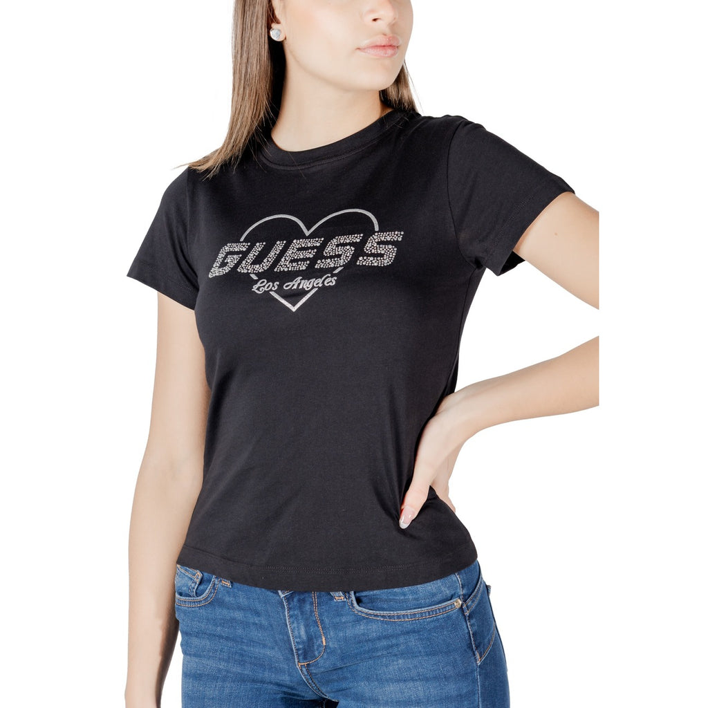 Guess Active — T-shirt V5GI10 K9RM1 noir femme — vue 5