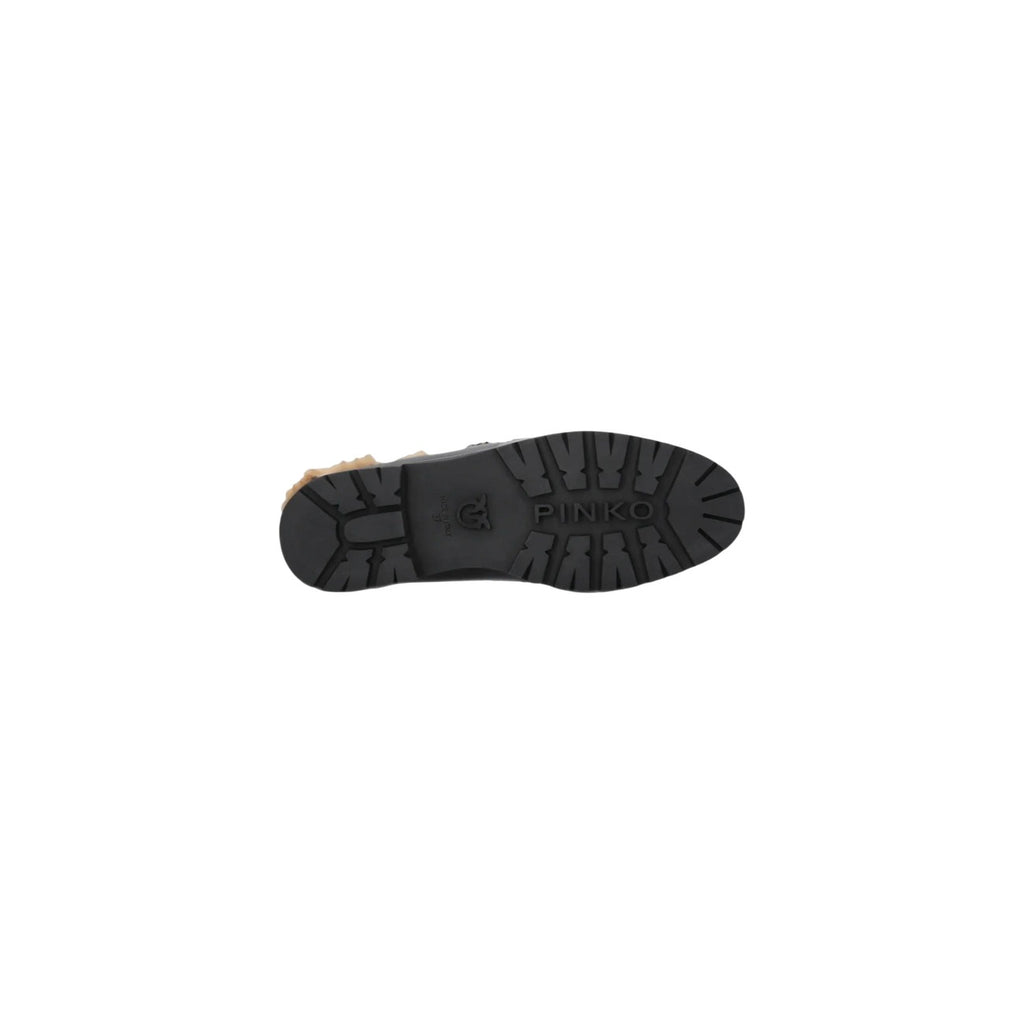 Pinko — Mules Nora 09 en cuir noir femme — vue 3