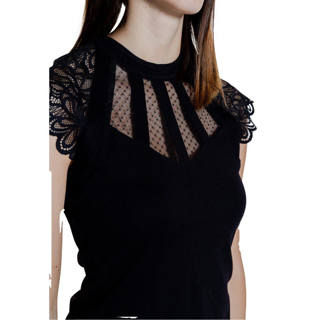 Morgan — Bluse Stehkragen schwarz für Damen — Ansicht 3