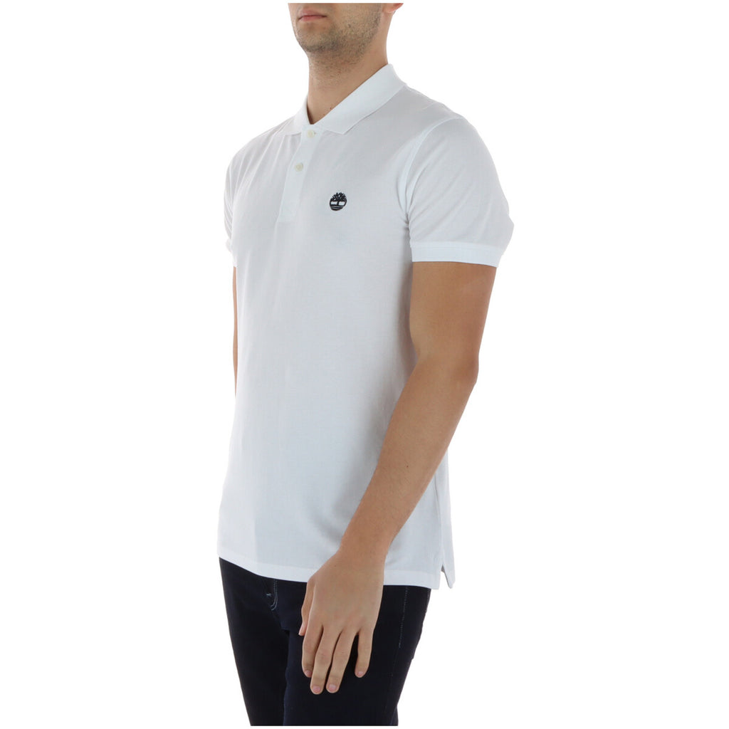 Timberland — Polo réf. TB0A6BX4100 manches courtes blanc homme — vue 3
