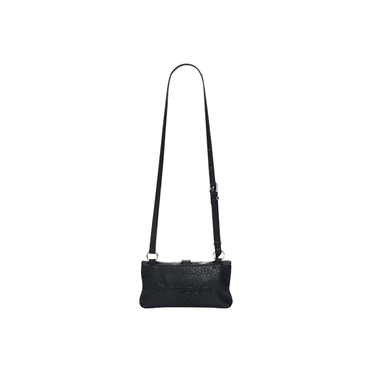 Desigual — Portefeuille Mone Half Logo Clutch Mic noir femme — vue 3