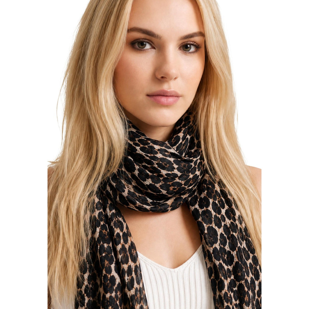 Guess — Women's Printed Scarf - brown color — view 2