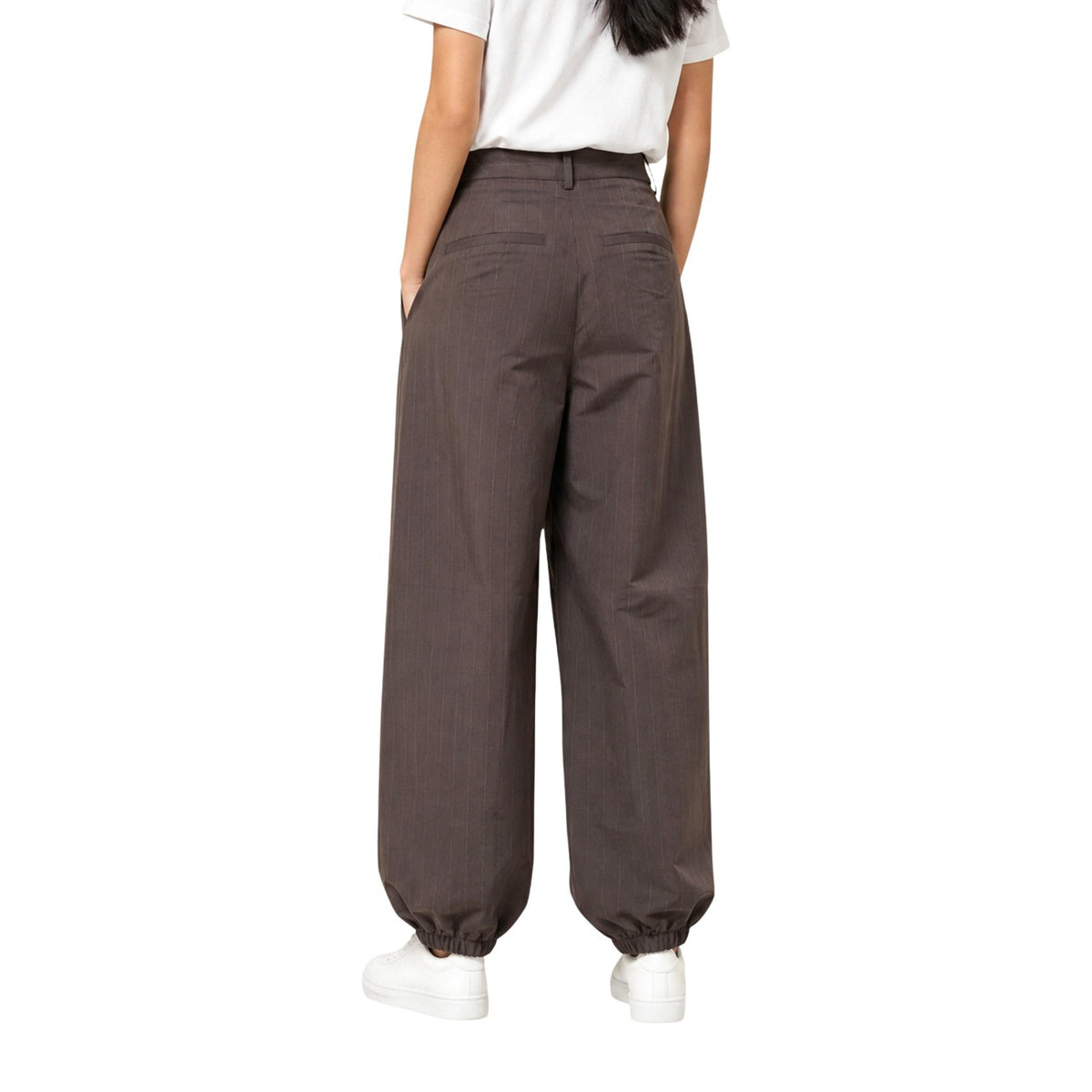 Only — ONLRUMBA-ALDEN brown women’s pants — view 4