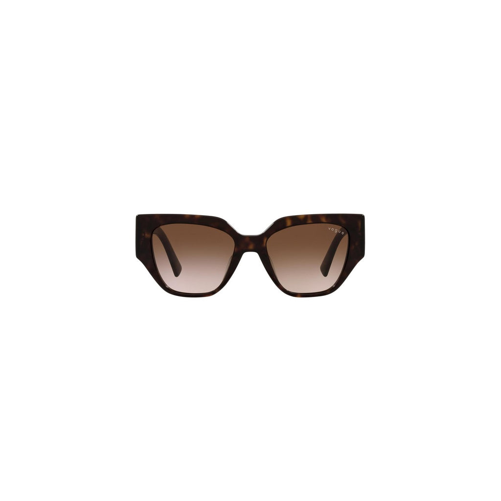 Vogue Eyewear — Geometrische Sonnenbrille aus braunem Acetat 52 mm für Damen