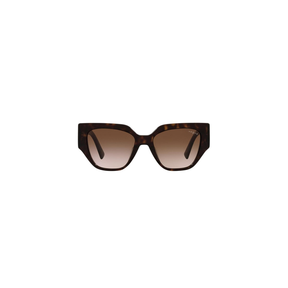 Vogue Eyewear — Geometrische Sonnenbrille aus braunem Acetat 52 mm für Damen