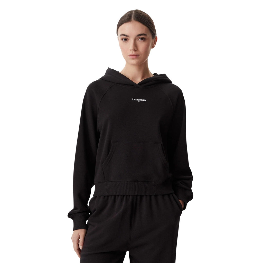 Tommy Jeans — Sweat à capuche noir femme