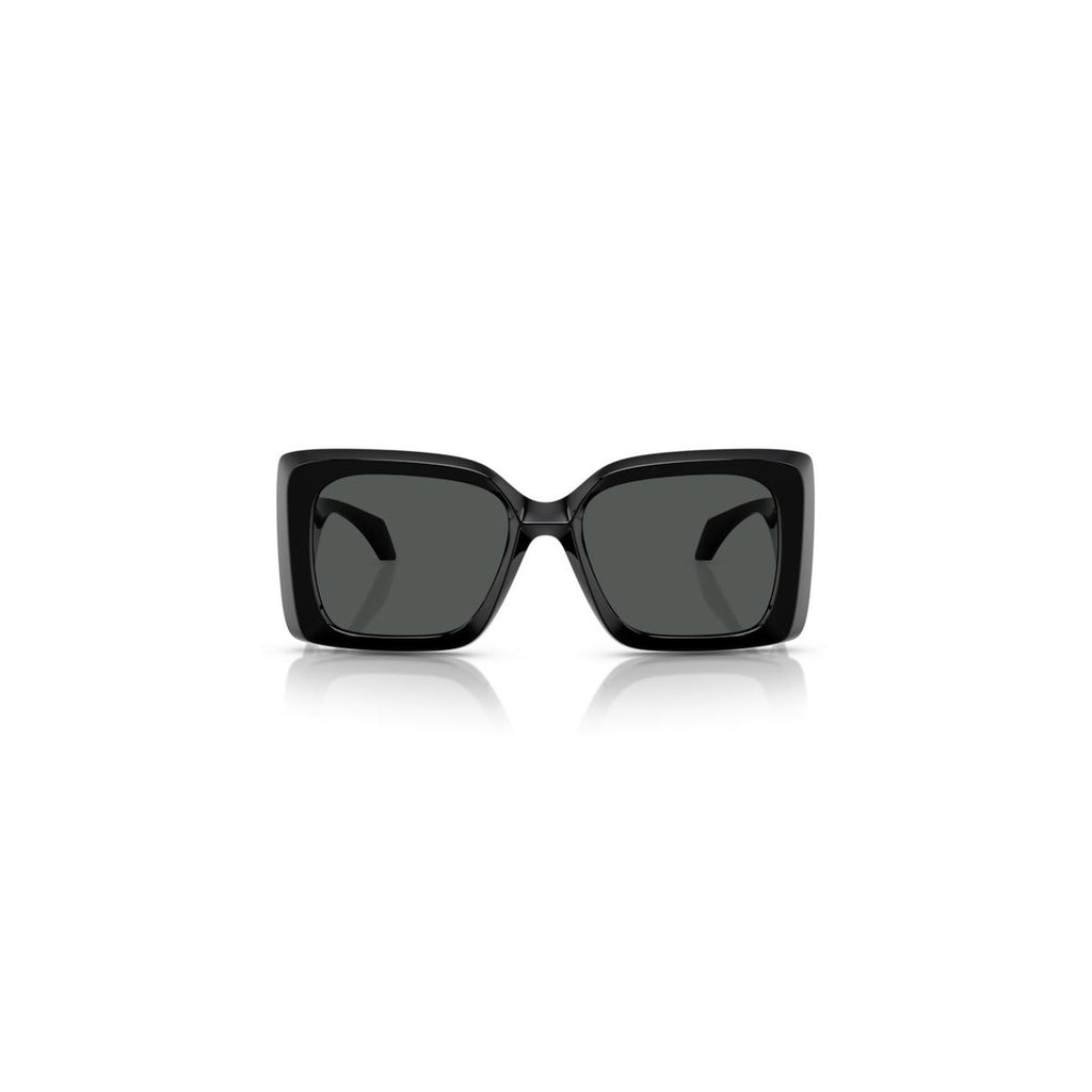Versace — Lunettes de soleil géométriques en acétate noir femme