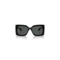 Versace — Lunettes de soleil géométriques en acétate noir femme