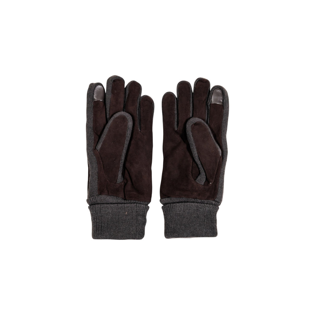 Barbour — Gants Magnus en cuir marron homme — vue 2