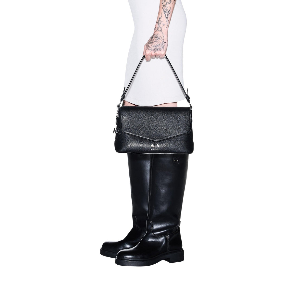 Armani Exchange — Sac épaule XW003145 noir femme — vue 2