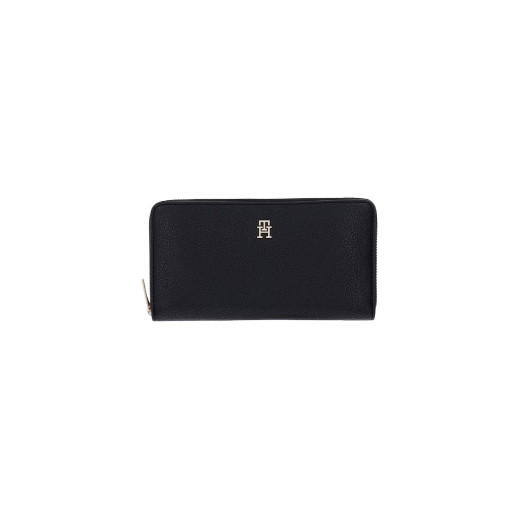 Tommy Hilfiger – Geldbörse Icon Large Zip-Around für Damen, Schwarz