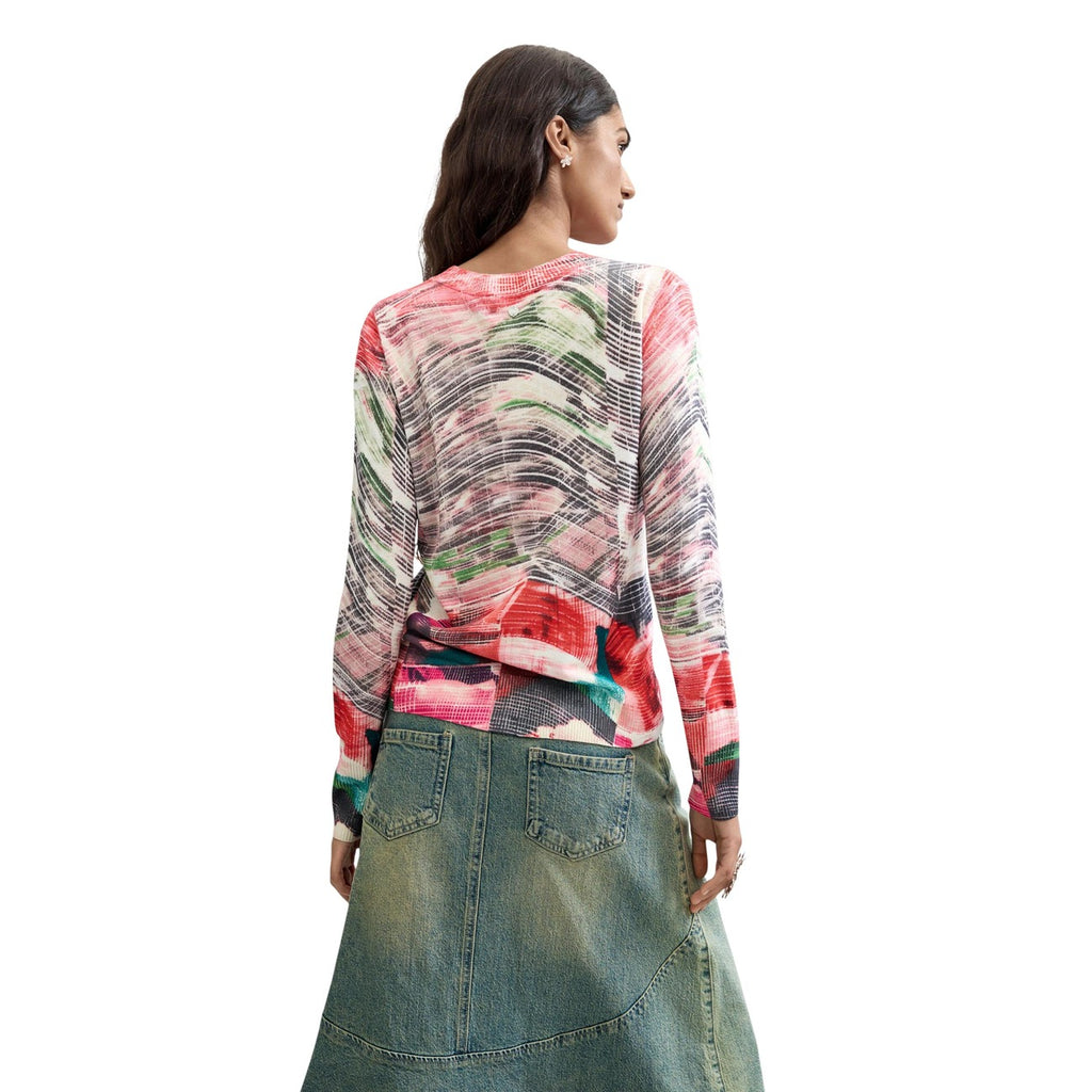 Desigual — Rode damestrui Glitch — afbeelding 4