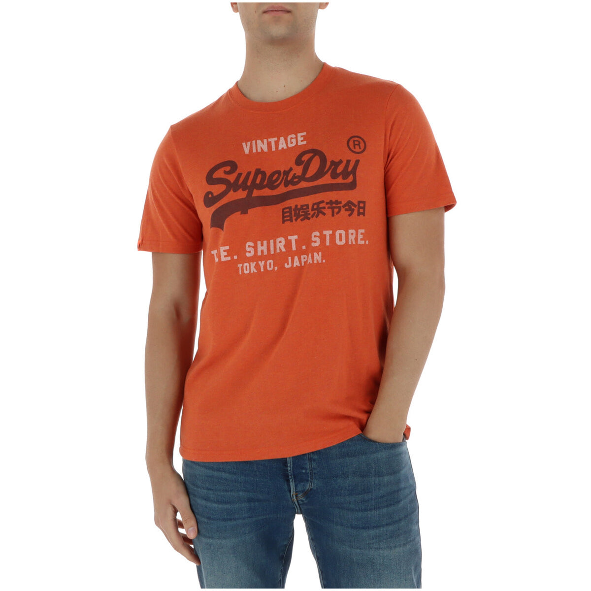 Superdry — T-shirt M1012216A heren — afbeelding 4
