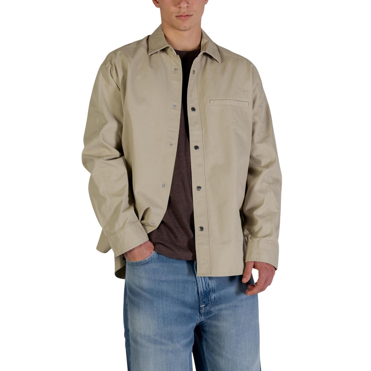 Calvin Klein Jeans — Veste LV04RE109G Beige homme