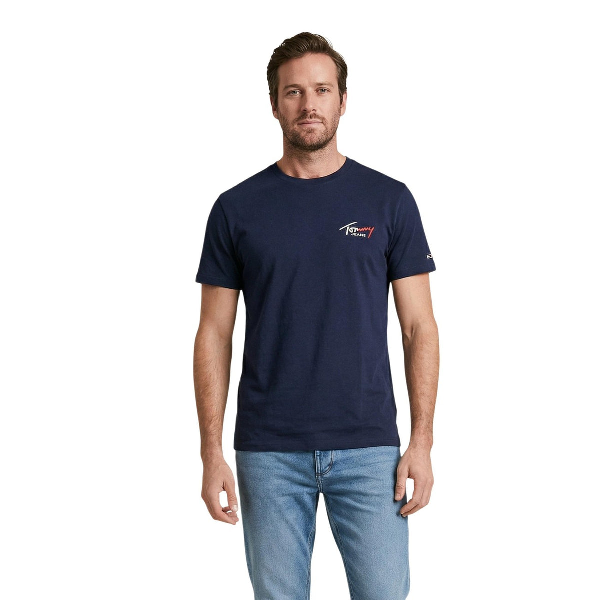 Tommy Jeans — Men's organic cotton T-shirt DM0DM22538 — view 5
