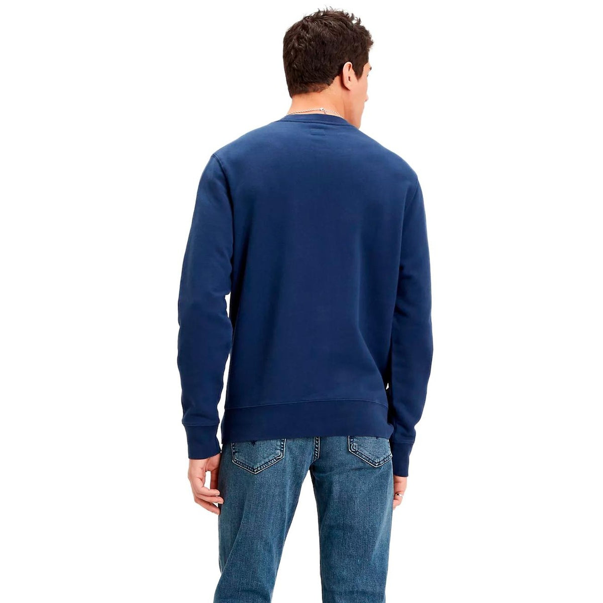 Levi’s — New Original Crew sweatshirt in blue for men — view 2