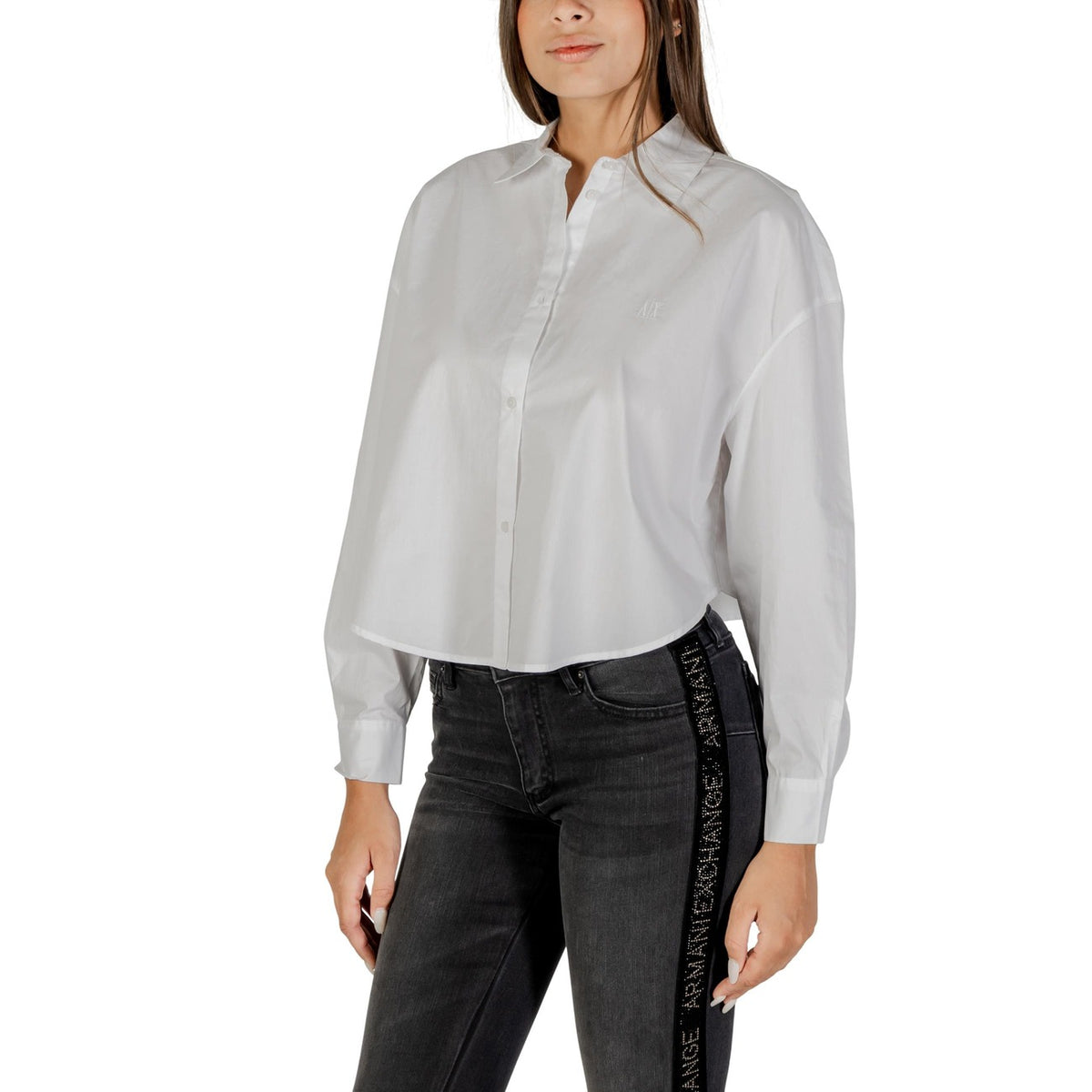 Armani Exchange — Damenbluse XW001180 weiß — Ansicht 2