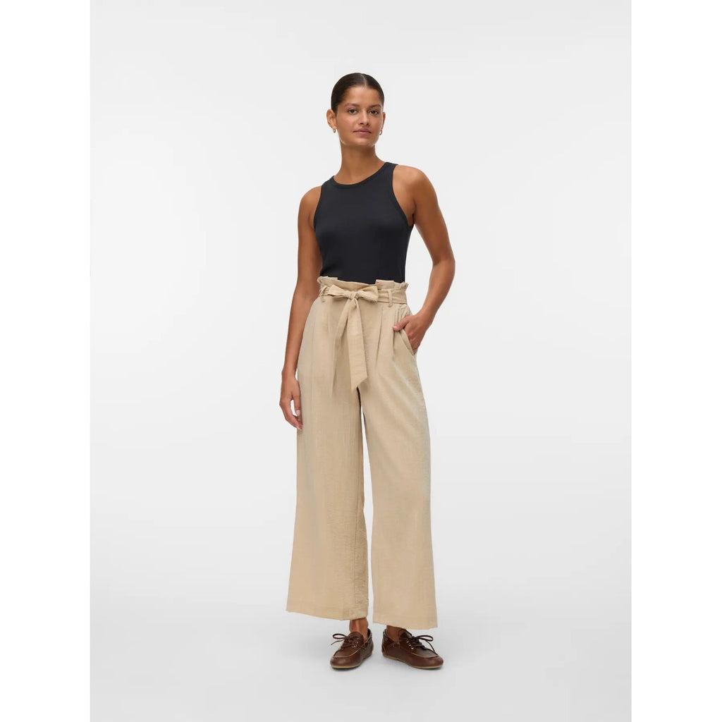 Vero Moda — Trousers 10343569 beige woman — view 4