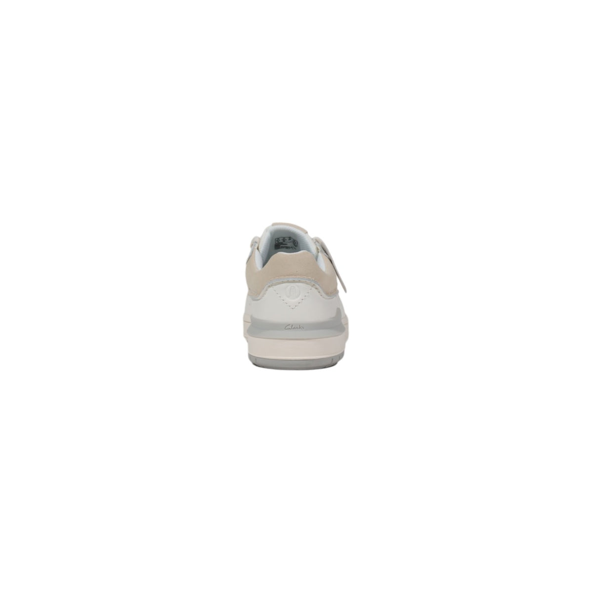 Clarks — Baskets réf. 26181325 blanc homme — vue 4