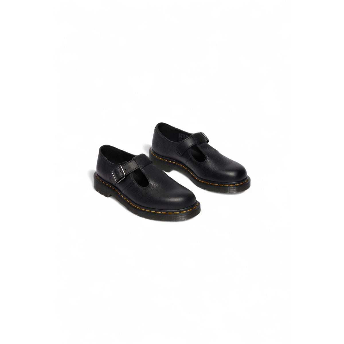 Dr. Martens — Chaussures basses réf. 41408001 en cuir noir femme — vue 5