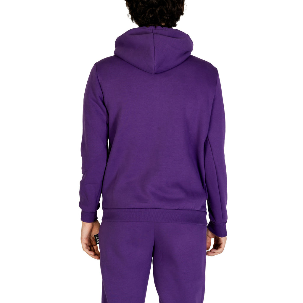 Icon — Sweat à capuche IU9016FC violet homme — vue 2