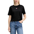 Tommy Jeans — T-shirt DW0DW22202 noir en coton bio femme