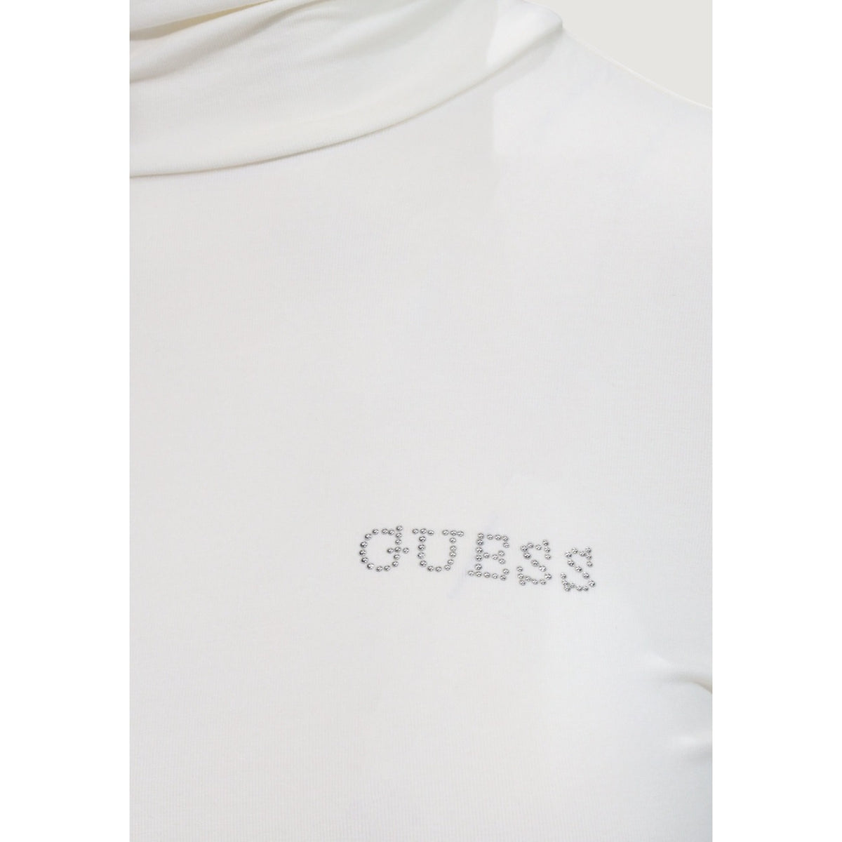 Guess — Top Greta col montant blanc femme — vue 4
